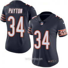 Walter Payton Chicago Bears Womens Game Team Color Navy Blue Jersey Bestplayer